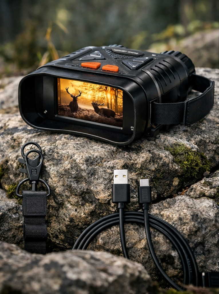 jumelles a vision nocturne avec cable