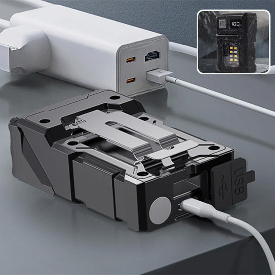 lampe de poche puissante recharge sur secteur