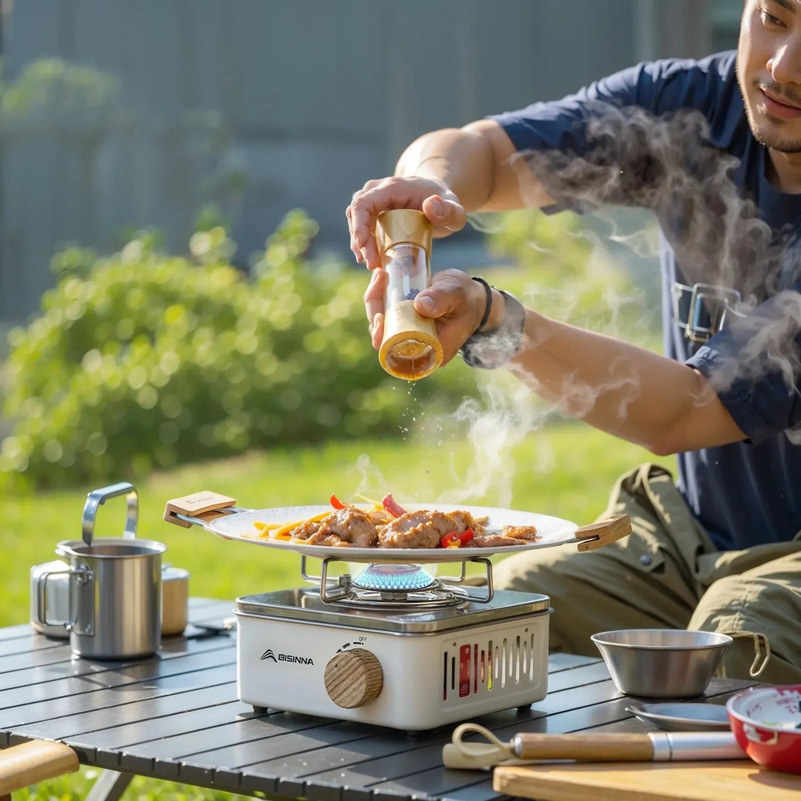 Cuisinière - MiniGasPortable™ - Blanc - Esprit nomade