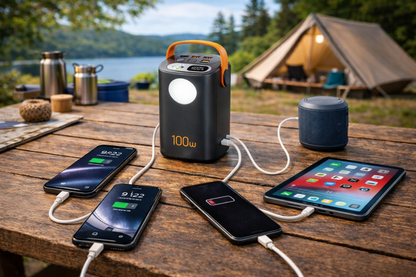batterie portable recharge appareils simultanement camping