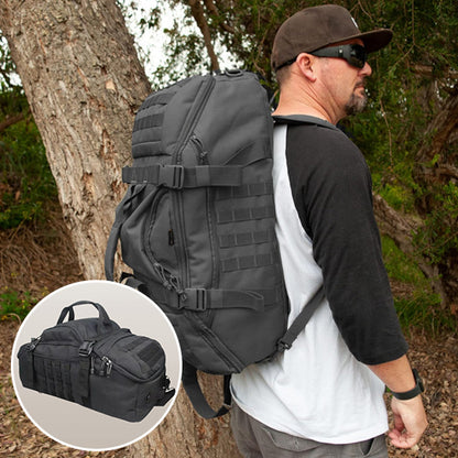 homme nature porte sac a dos randonnee