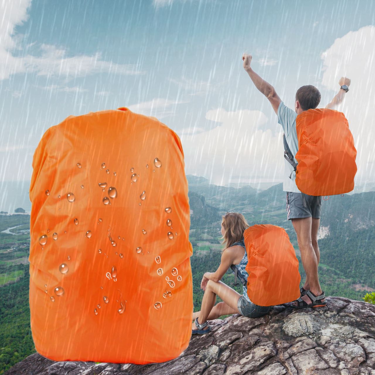 Housse - HoussePluie™ - Orange - Esprit nomade