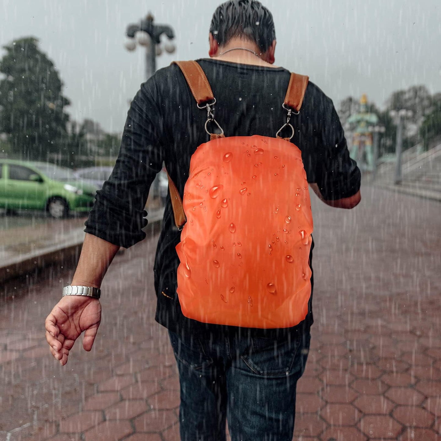 Housse - HoussePluie™ - Orange - Esprit nomade