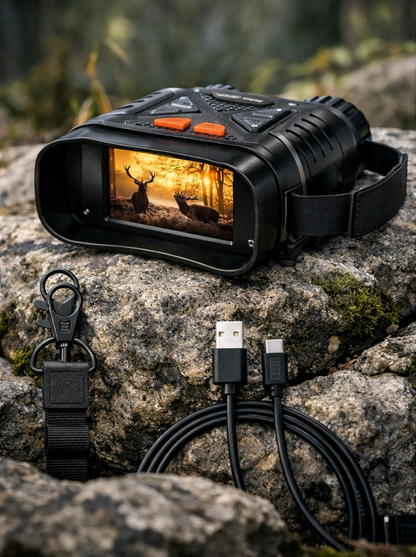 jumelles a vision nocturne avec cable