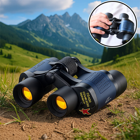 jumelles puissantes sol pleine nature