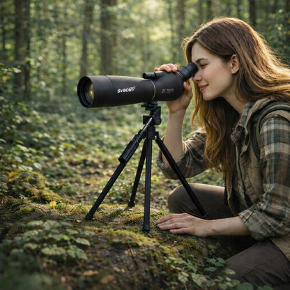jumelles regard dans la nature