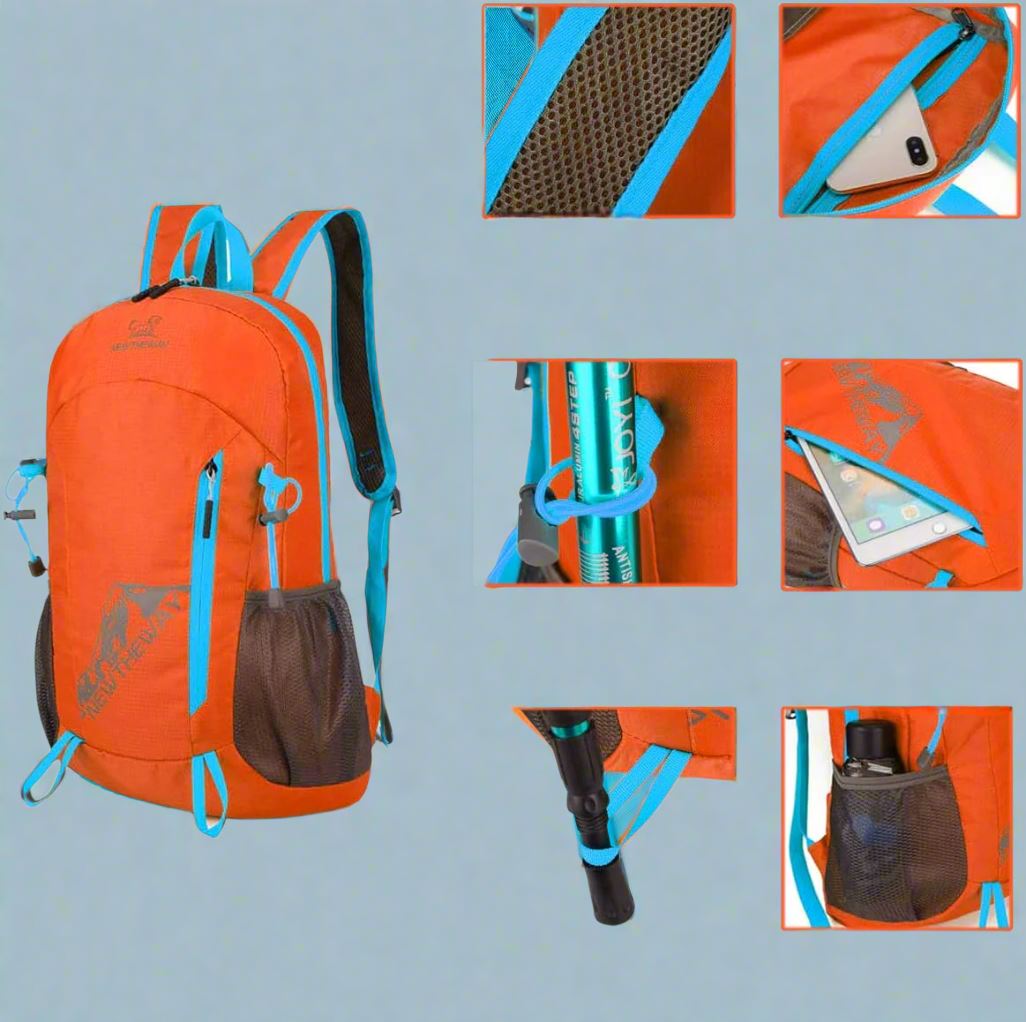 Sac à Dos de Randonnée - MountaineeringBag™ - Orange - Esprit nomade