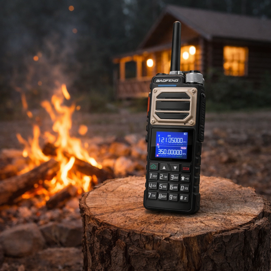 talkie walkie en foret